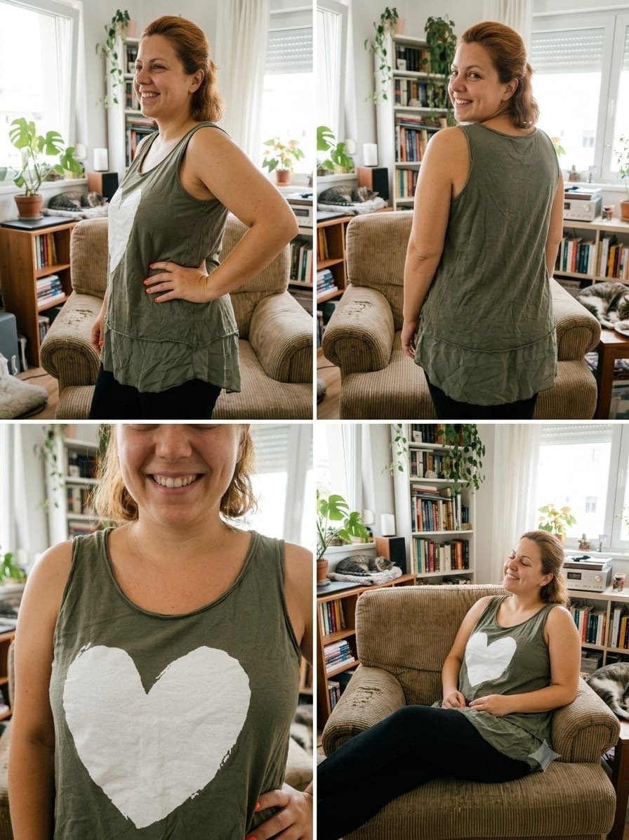 Imagen 4 de Camiseta corazón 