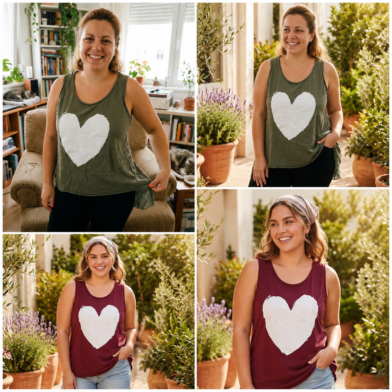 Camiseta corazón 