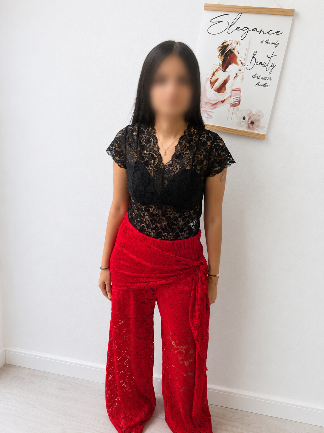 Imagen 6 de Pantalón de encaje 