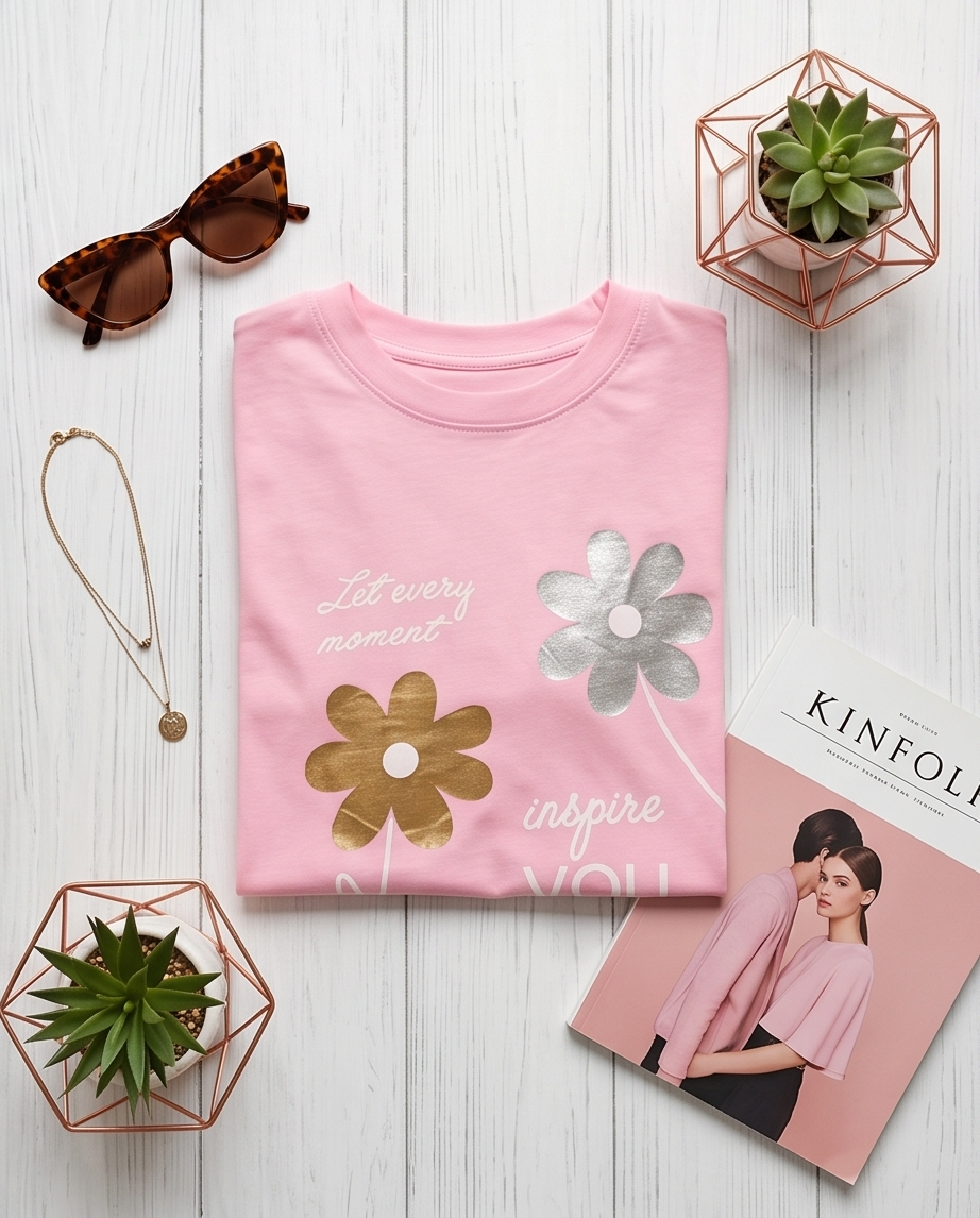 Imagen 2 de Camiseta flor 